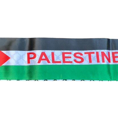 PALESTINIAN FLAG GRADUATION SCHOLAR SASH 🇵🇸