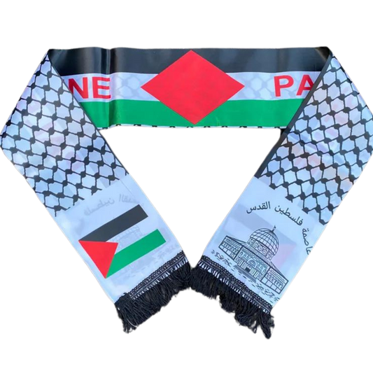 PALESTINIAN FLAG GRADUATION SCHOLAR SASH 🇵🇸