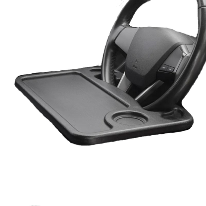 PORTABLE STEERING WHEEL MULTI-PURPOSE TRAY